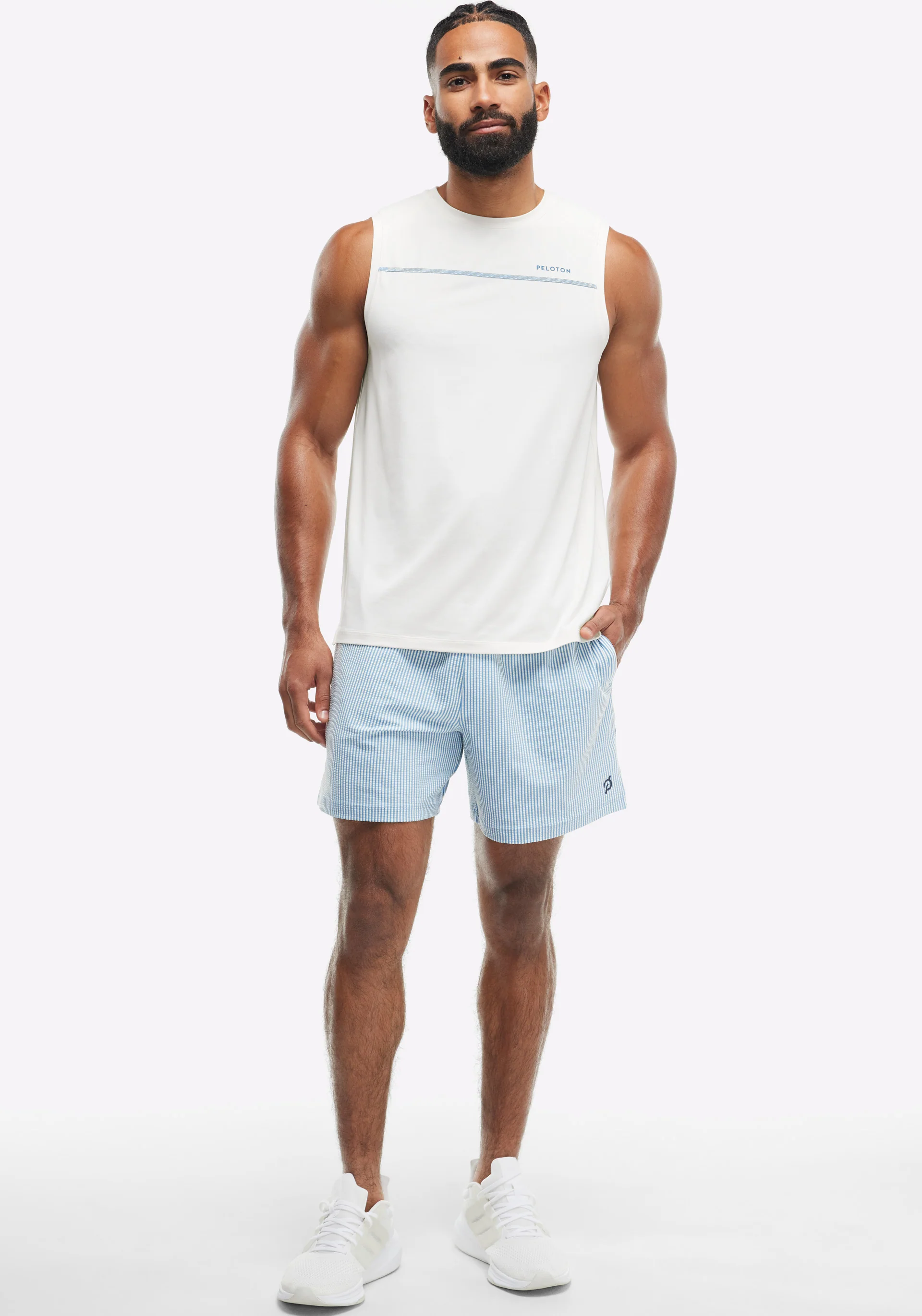 6” Unlined Seersucker Short - Image 7