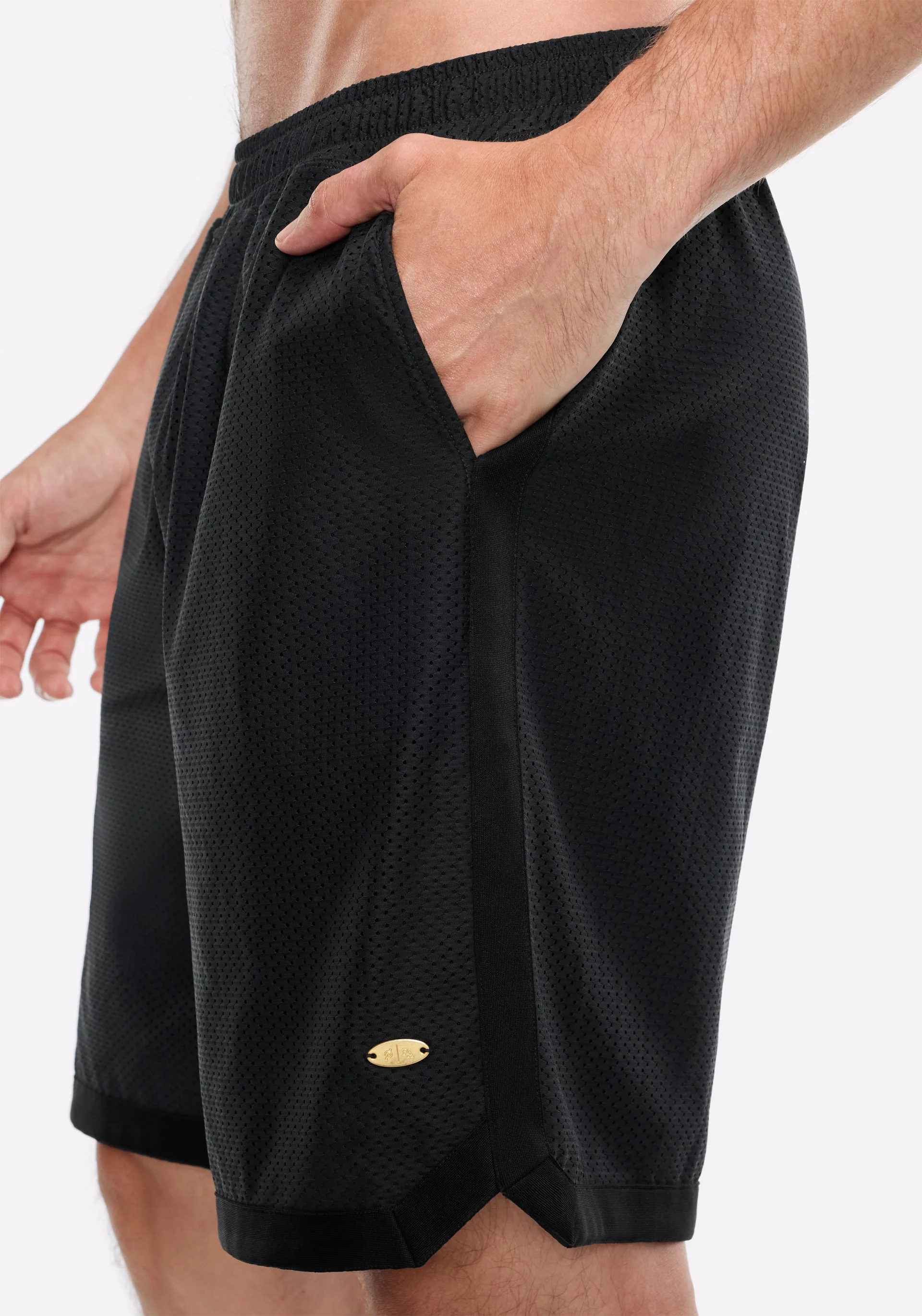 7" Unlined Mesh Basketball Short - Image 4