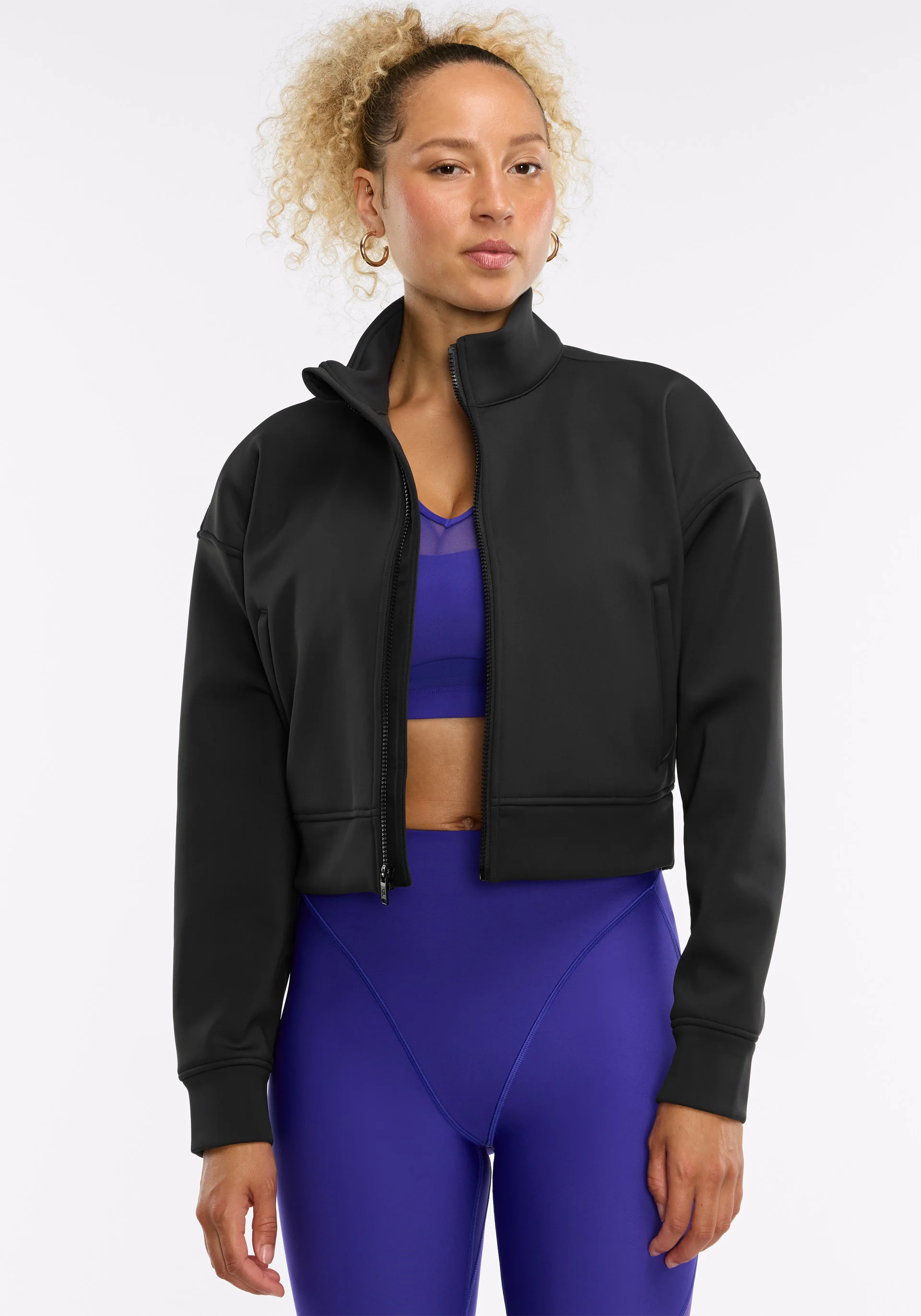Interlock Cropped Bomber - Image 2
