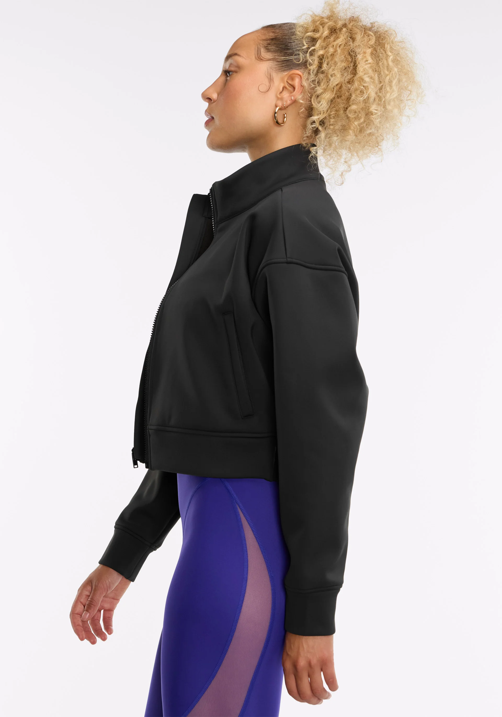 Interlock Cropped Bomber - Image 3