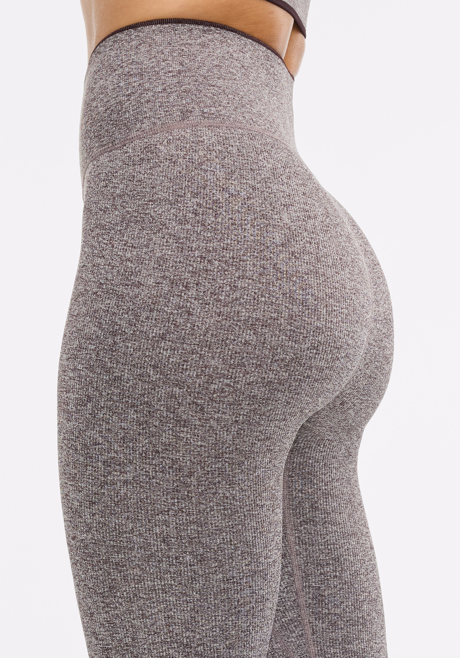 Melange Micro Rib Seamless Legging - Image 5